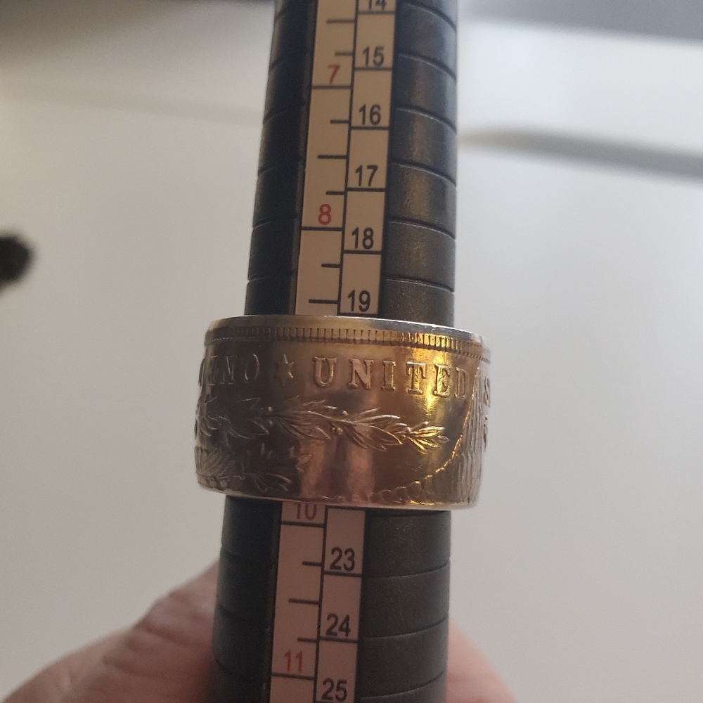 Silver Engraved Ring - image 6